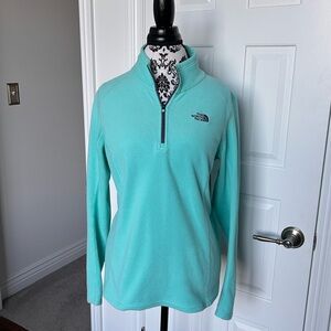 The North Face Sz Large Polartec Classic 1/4 Zip Quarter Zip Pullover Fleece